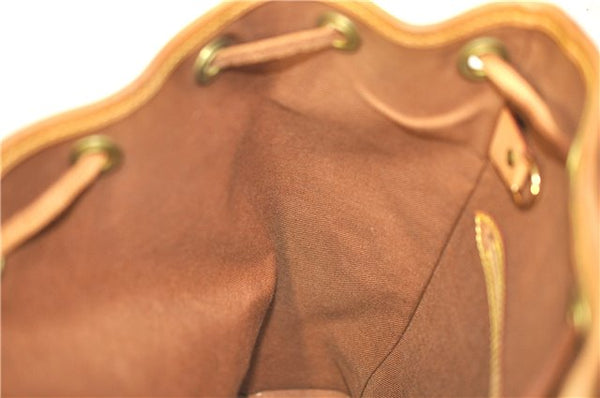 Authentic Louis Vuitton Monogram Montsouris MM Backpack M51136 LV 3421C