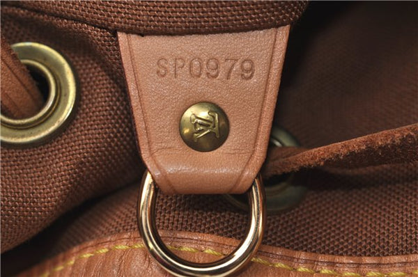 Authentic Louis Vuitton Monogram Montsouris MM Backpack M51136 LV 3421C