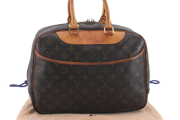 Authentic Louis Vuitton Monogram Deauville Hand Bag M47270 LV 3426D
