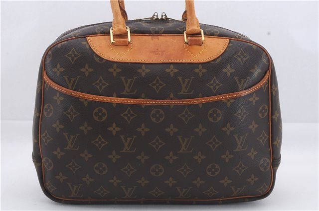Authentic Louis Vuitton Monogram Deauville Hand Bag M47270 LV 3426D