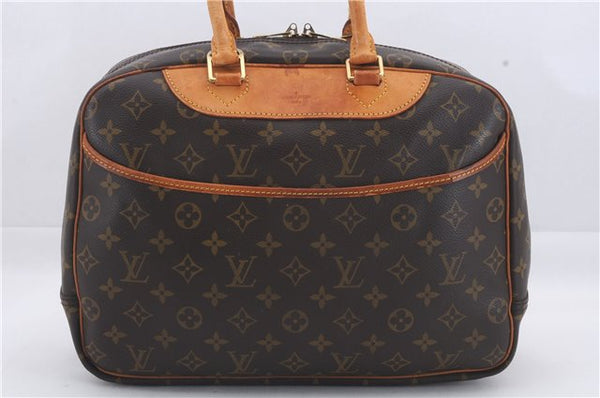 Authentic Louis Vuitton Monogram Deauville Hand Bag M47270 LV 3426D