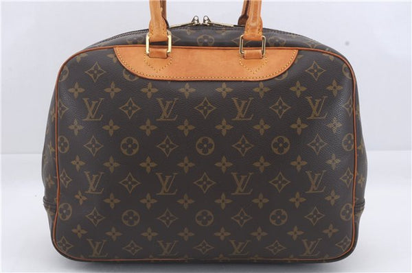 Authentic Louis Vuitton Monogram Deauville Hand Bag M47270 LV 3426D