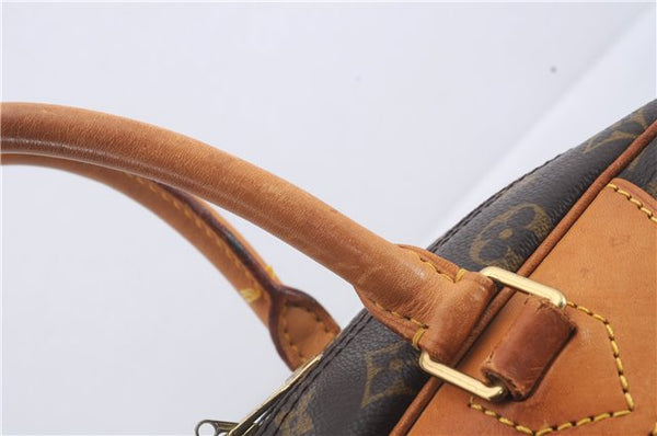 Authentic Louis Vuitton Monogram Deauville Hand Bag M47270 LV 3426D