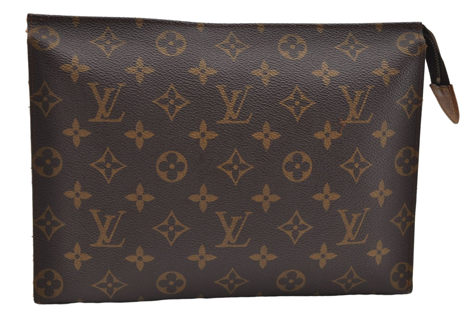 Auth Louis Vuitton Monogram Poche Toilette 26 Cosmetics Pouch Old Model LV 3427E