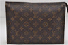 Auth Louis Vuitton Monogram Poche Toilette 26 Cosmetics Pouch Old Model LV 3427E
