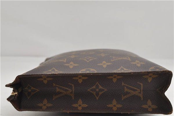 Auth Louis Vuitton Monogram Poche Toilette 26 Cosmetics Pouch Old Model LV 3427E