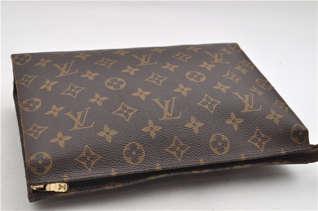 Auth Louis Vuitton Monogram Poche Toilette 26 Cosmetics Pouch Old Model LV 3427E