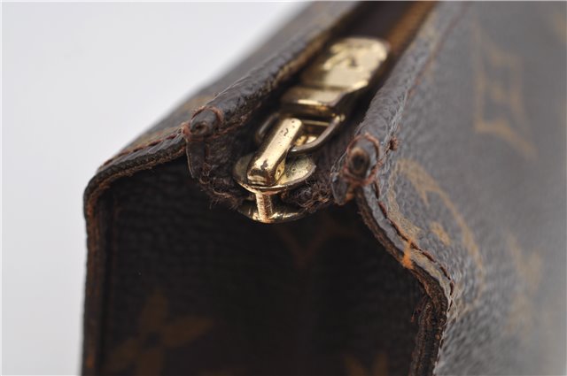 Auth Louis Vuitton Monogram Poche Toilette 26 Cosmetics Pouch Old Model LV 3427E