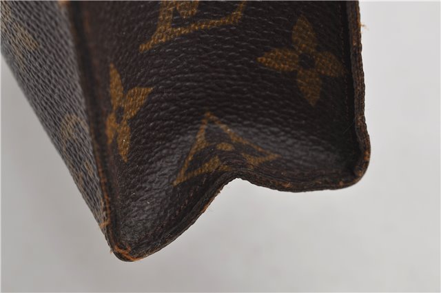 Auth Louis Vuitton Monogram Poche Toilette 26 Cosmetics Pouch Old Model LV 3427E