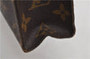 Auth Louis Vuitton Monogram Poche Toilette 26 Cosmetics Pouch Old Model LV 3427E