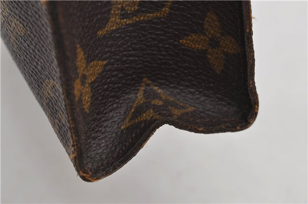 Auth Louis Vuitton Monogram Poche Toilette 26 Cosmetics Pouch Old Model LV 3427E