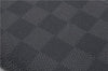 Auth Louis Vuitton Damier Graphite Portefeuille Brazza Wallet N62665 Box 3429D