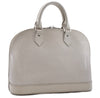 Authentic Louis Vuitton Epi Alma PM Hand Bag White M4030J LV 3433D