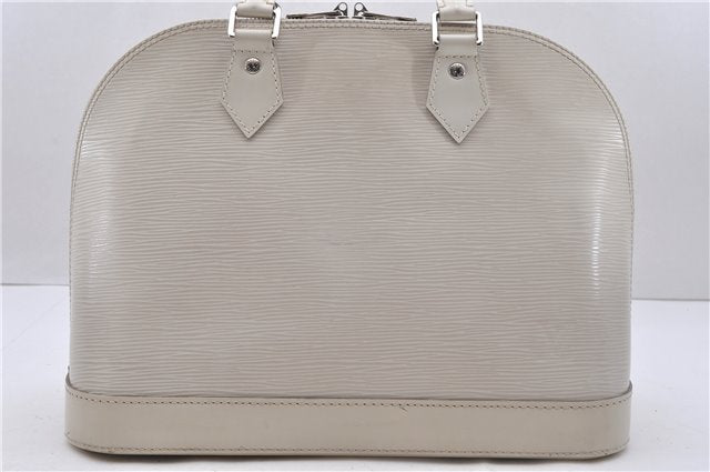 Authentic Louis Vuitton Epi Alma PM Hand Bag White M4030J LV 3433D