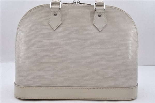 Authentic Louis Vuitton Epi Alma PM Hand Bag White M4030J LV 3433D
