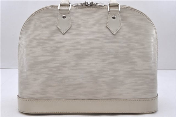 Authentic Louis Vuitton Epi Alma PM Hand Bag White M4030J LV 3433D