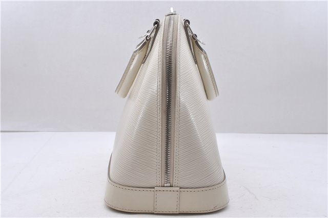 Authentic Louis Vuitton Epi Alma PM Hand Bag White M4030J LV 3433D