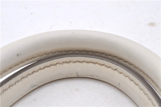 Authentic Louis Vuitton Epi Alma PM Hand Bag White M4030J LV 3433D