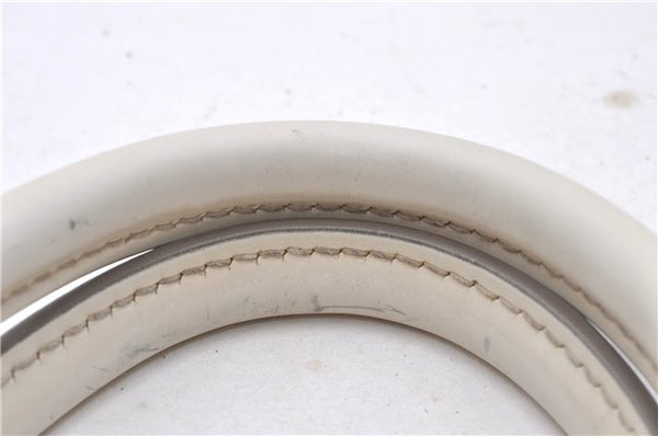 Authentic Louis Vuitton Epi Alma PM Hand Bag White M4030J LV 3433D