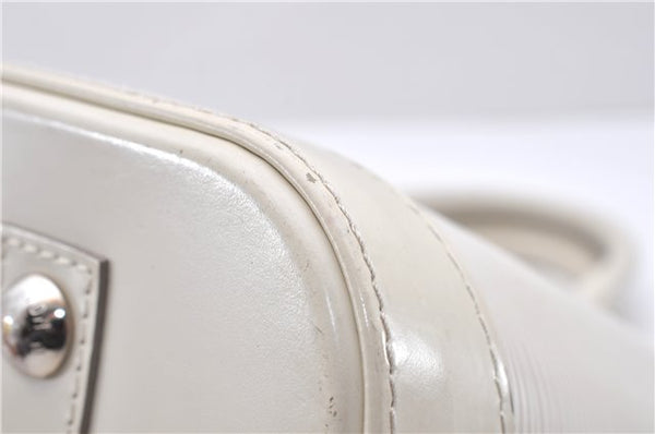 Authentic Louis Vuitton Epi Alma PM Hand Bag White M4030J LV 3433D