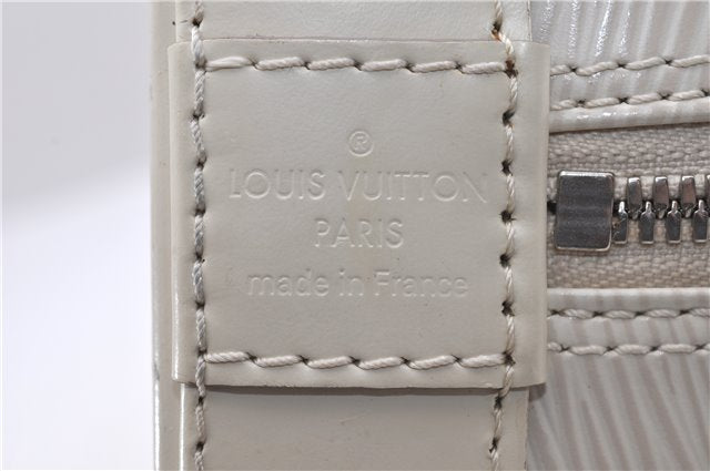 Authentic Louis Vuitton Epi Alma PM Hand Bag White M4030J LV 3433D