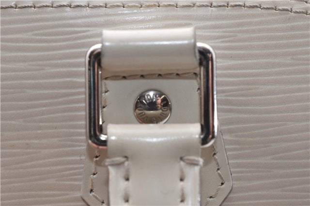 Authentic Louis Vuitton Epi Alma PM Hand Bag White M4030J LV 3433D