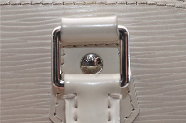 Authentic Louis Vuitton Epi Alma PM Hand Bag White M4030J LV 3433D