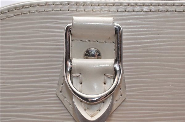 Authentic Louis Vuitton Epi Alma PM Hand Bag White M4030J LV 3433D