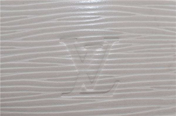 Authentic Louis Vuitton Epi Alma PM Hand Bag White M4030J LV 3433D