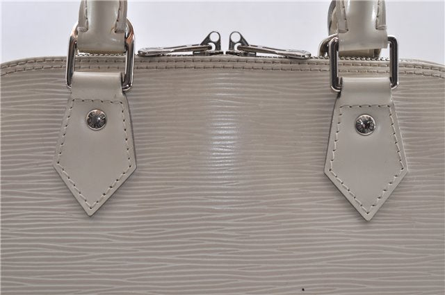 Authentic Louis Vuitton Epi Alma PM Hand Bag White M4030J LV 3433D