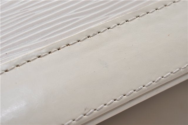 Authentic Louis Vuitton Epi Alma PM Hand Bag White M4030J LV 3433D