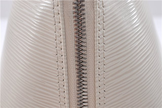 Authentic Louis Vuitton Epi Alma PM Hand Bag White M4030J LV 3433D