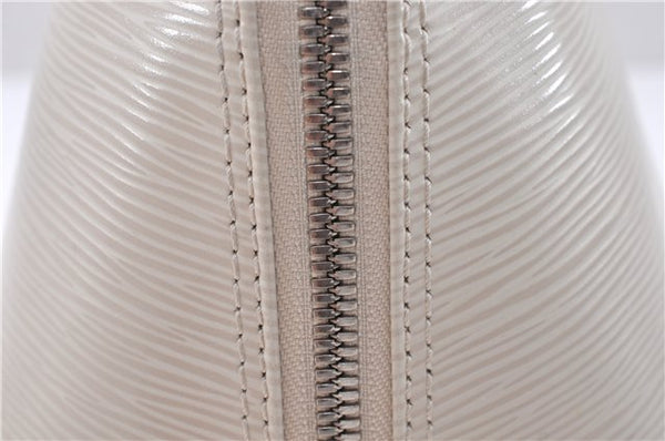 Authentic Louis Vuitton Epi Alma PM Hand Bag White M4030J LV 3433D