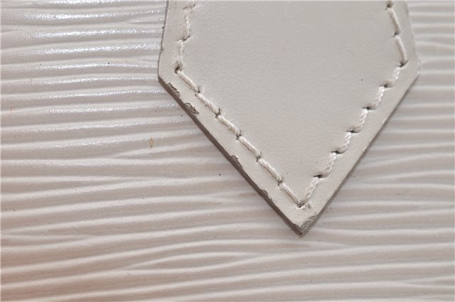 Authentic Louis Vuitton Epi Alma PM Hand Bag White M4030J LV 3433D