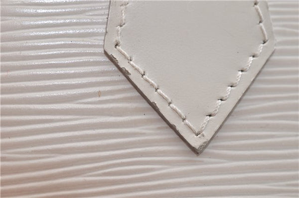 Authentic Louis Vuitton Epi Alma PM Hand Bag White M4030J LV 3433D
