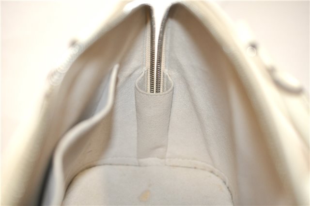 Authentic Louis Vuitton Epi Alma PM Hand Bag White M4030J LV 3433D