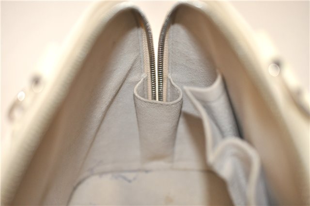 Authentic Louis Vuitton Epi Alma PM Hand Bag White M4030J LV 3433D