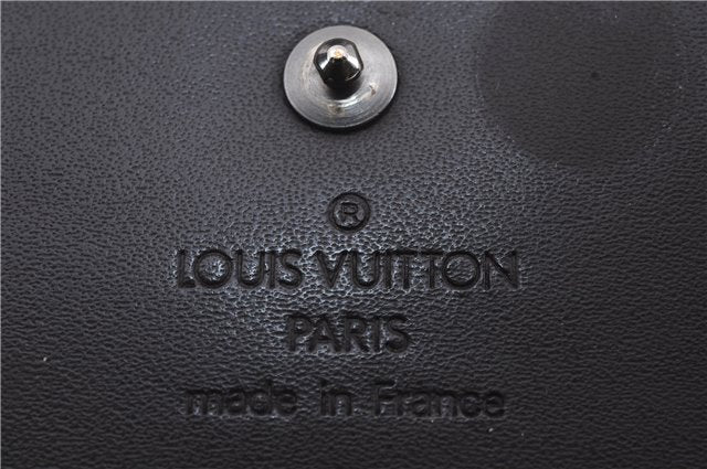 Authentic Louis Vuitton Epi Wallet Key Case Passport Case_5Set Black LV 3437D