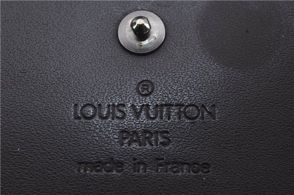 Authentic Louis Vuitton Epi Wallet Key Case Passport Case_5Set Black LV 3437D