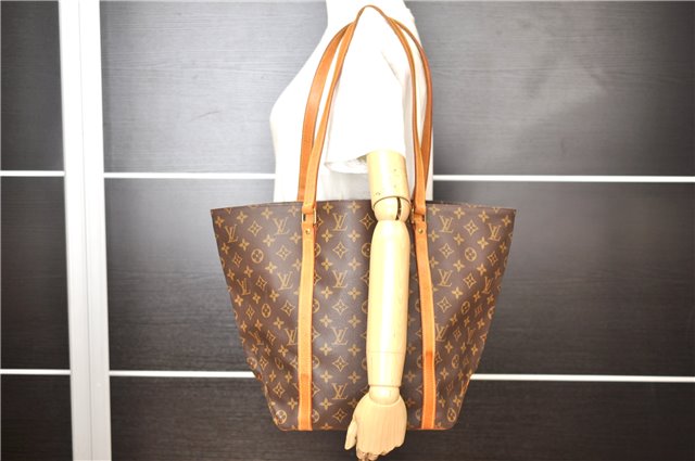 Authentic Louis Vuitton Monogram Sac Shopping PM Tote Bag M51108 LV 3438F