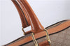 Authentic CELINE Macadam Blason Pattern Boston Bag Hand PVC Leather Beige 3442D