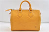 Authentic Louis Vuitton Epi Speedy 25 Hand Bag Yellow M43019 LV 3445D