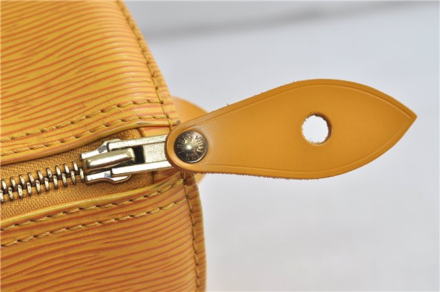 Authentic Louis Vuitton Epi Speedy 25 Hand Bag Yellow M43019 LV 3445D