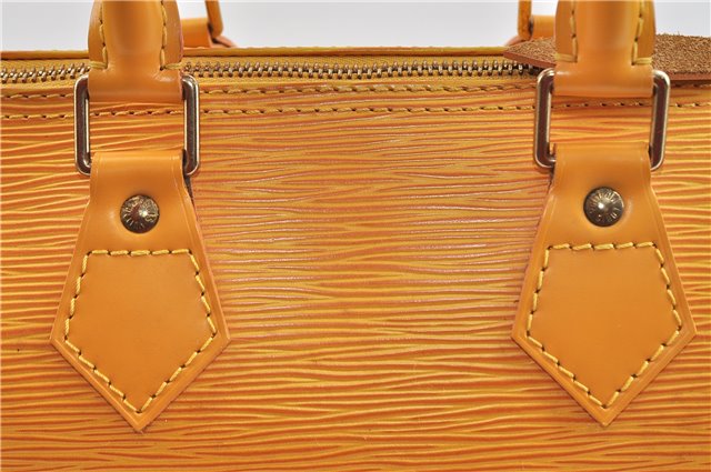 Authentic Louis Vuitton Epi Speedy 25 Hand Bag Yellow M43019 LV 3445D
