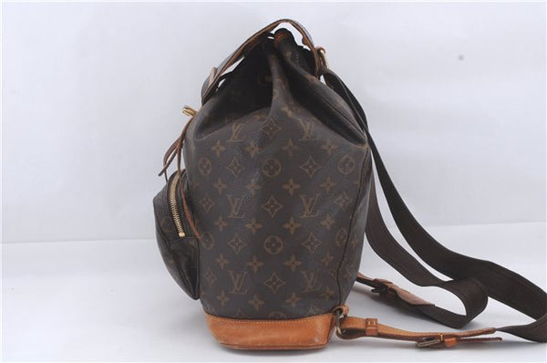 Authentic Louis Vuitton Monogram Montsouris GM Backpack M51135 LV 3446D