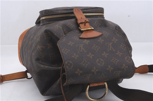 Authentic Louis Vuitton Monogram Montsouris GM Backpack M51135 LV 3446D