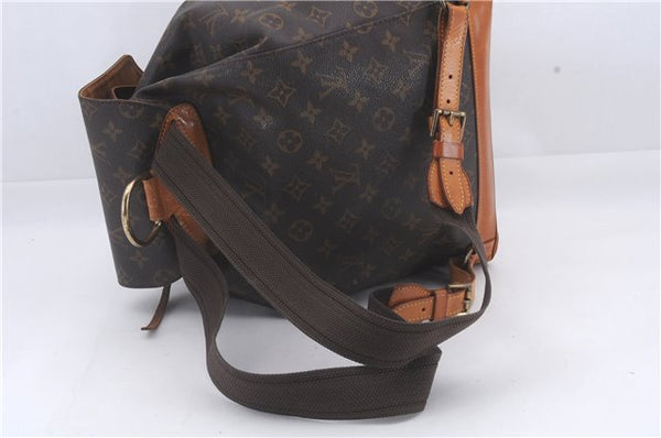 Authentic Louis Vuitton Monogram Montsouris GM Backpack M51135 LV 3446D