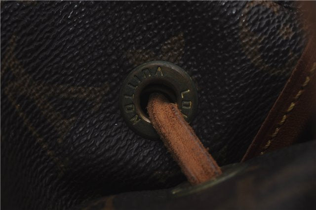Authentic Louis Vuitton Monogram Montsouris GM Backpack M51135 LV 3446D