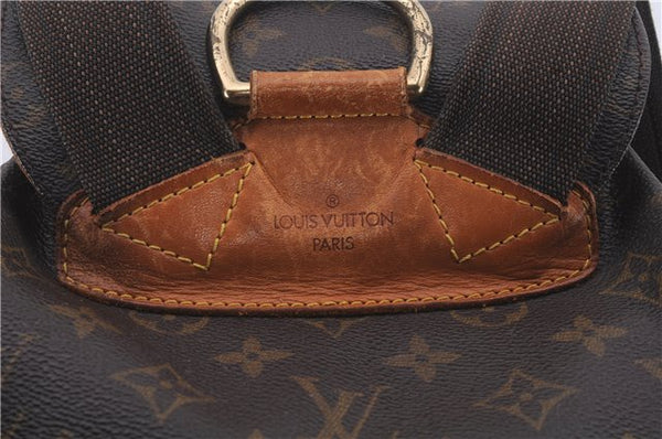 Authentic Louis Vuitton Monogram Montsouris GM Backpack M51135 LV 3446D