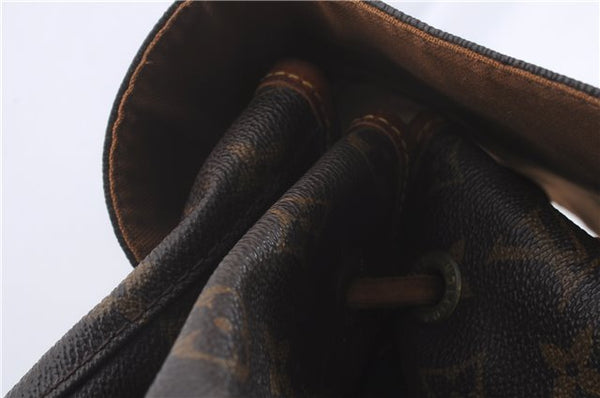Authentic Louis Vuitton Monogram Montsouris GM Backpack M51135 LV 3446D